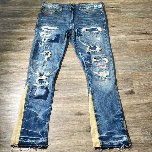 First Row HEAVY RIP & REPAIR STRAIGHT Size 34x32 - Picture 1 of 9